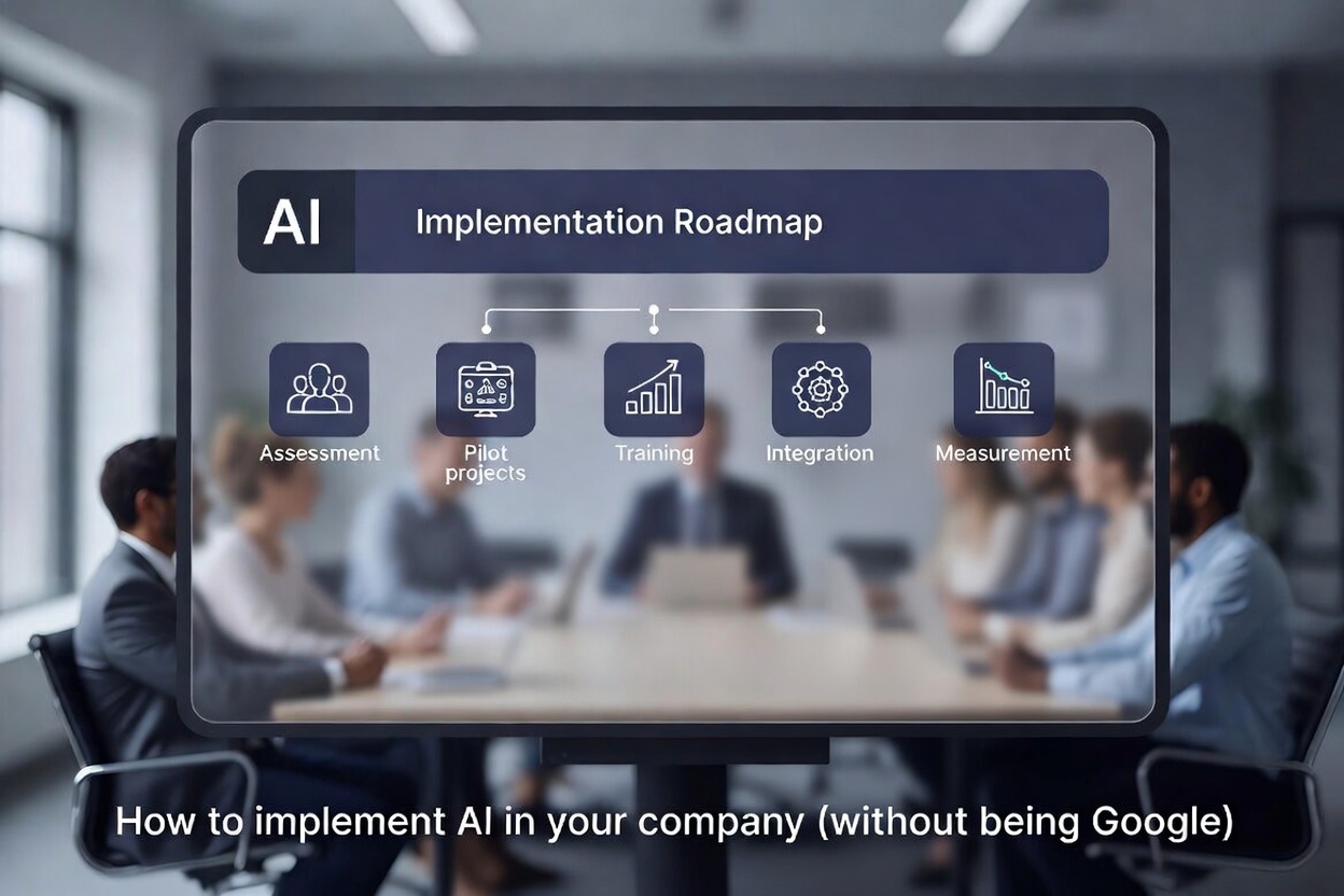 How to implement AI in your company (without being Google)